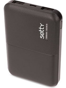Setty SPB-05 Power Bank 5000mAh Black