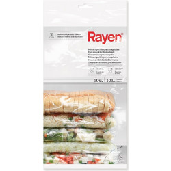 Rayen Σακούλες Τροφίμων Κατάψυξης 10L 45x30cm 50τμχ. (6013.01)
