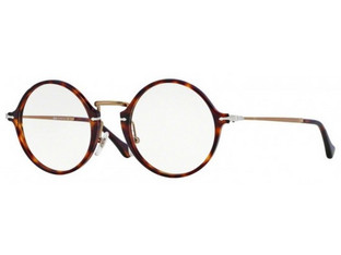 Persol PO3091V 24 Γυναικείος Σκελετός Γυαλιών Οράσεως Κοκάλινος Μεταλλικός Χρυσός Ταρταρούγα