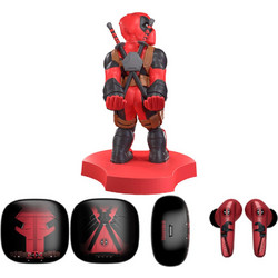 Marvel Deadpool Wireless Headphones & holder