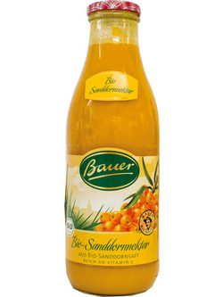 Bauer Βιολογικός Χυμός Ιπποφαές 980ml 17428