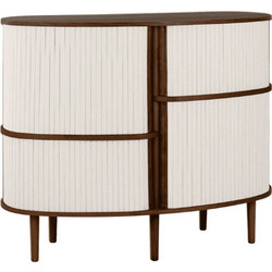 Μπουφές Audacious Highboard 5804C726-02 120x50x100cm Dark Oak White Sands