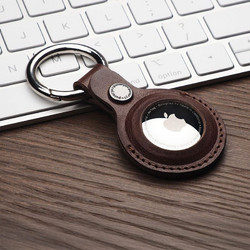 Pularys Nomad Keyring 182914102 for air tag Brown