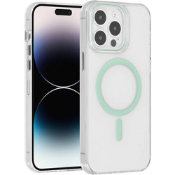 UNIQ για iPhone 14 Pro Max, συμβατή με Magsafe - Διαφανής - Πράσινη