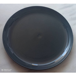Πιάτο Πλαστικό Ρηχό Μικρό Ανθρακί 19.5cm Cyclops