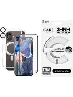 CARE by PanzerGlass - Feature 3-in-1 Ceramic Bundle - iPhone 16 Plus