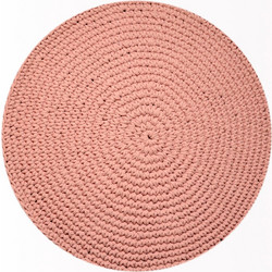 Tzikas Carpets Ring Χειροποίητο Χαλί Στρογγυλό Καλοκαιρινό Βαμβακερό 200cm 55143-055