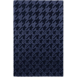 Ted Baker Houndstooth Χειροποίητο Χαλί Ορθογώνιο Μάλλινο 200x280cm 162808 Dark Blue