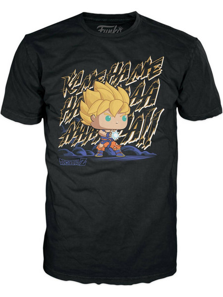 Funko Pop! TEE DragonballZ - Gohan Goku T-Shirt - Μαύρο