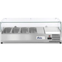ΗΛ. ΨΥΧΟΜΕΝΗ ΒΙΤΡΙΝΑ GN 4Χ1/3 INOX 1,205x39,5x43 EK. 180W (30.41510)