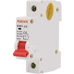 Διακόπτης ασφαλείας ράγας - RXB1-63-25A-1P-3KA - 012507
