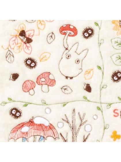 My Neighbor Totoro Mini Towel Wreath of Nuts 25 x 25 cm