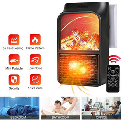 Fireplace Flame Heater Αερόθερμο Δαπέδου 1000W