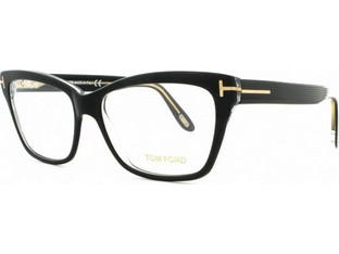 Tom Ford TF5301 Γυναικείος Σκελετός Γυαλιών Οράσεως Κοκάλινος Μαύρος