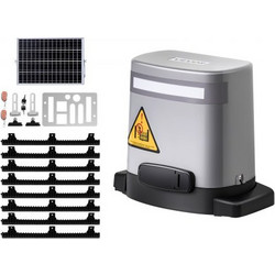 VEVOR Ηλιακός Ανοιγόμενος Μηχανισμός Πύλης 280W για 818kg με Δύο Τηλεχειριστήρια PYMKMJNLCTPYKORE9001V2