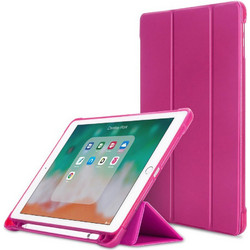 Θήκη Smartcase Flip Cover Stand με Υποδοχή Apple Pencil για iPad Pro 2024 11" φούξια