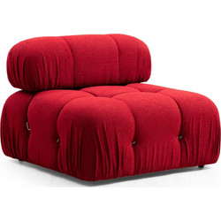 Bubble Πολυθρόνα Red 95x95x75cm 560ARE1429