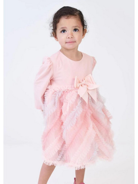 Φόρεμα μπεμπέ τούλι κορίτσι Angel's Face-Callula Baby Dress-Blush Pink