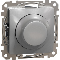 Schneider Sedna, περιστροφικό dimmer, 3-370W, LED, Αλουμίνιο - SDD113501