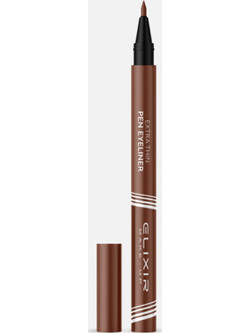 Elixir Extra Thin 002 Brown Cafe Στυλό Eyeliner