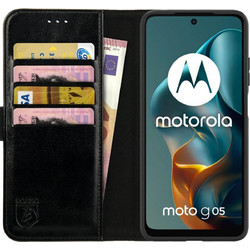 Rosso Element Wallet Θήκη Μαύρο (Motorola Moto G05 / E15)