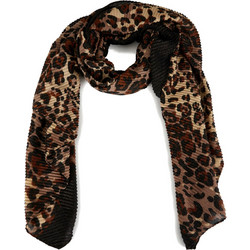 MORGAN Καφέ φουλάρι animal print 241-5Pliss