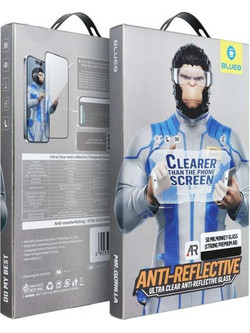 Blueo 5D Mr. Monkey Glass - Full Face Τζαμάκι Οθόνης για Apple iPhone 16 Pro με Μαύρο Περίγραμμα (Strong Premium AR)