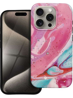 Forcell F-Protect Mirage - Θήκη με Υποστήριξη MagSafe για Apple iPhone 15 Pro σε Ροζ Xρώμα