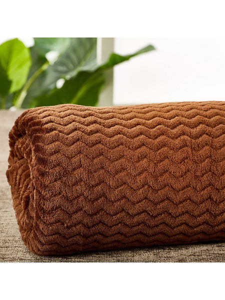 Κουβέρτα Fleece Υπέρδιπλη (220x240) Whitegg Pop Corn AW2026 7-Brown