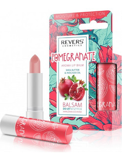 Revers Moisture & Protection Pomegranate Lip Balm με Χρώμα 4gr