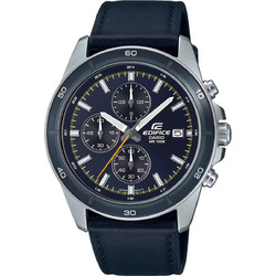 Casio Edifice Ανδρικό Ρολόι Χρονογράφος με Μπλε Δερμάτινο Λουράκι EFR-526L-2CVUEF