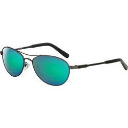 Lozza SL2211 568V Γυαλιά Ηλίου Aviator Μεταλλικά Μαύρα με Πράσινο Polarized Φακό