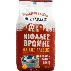 Νιφάδες Βρώμης Λεπτές Ολικής - Βιοαγρός - 500gr