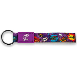 Glee Μπρελόκ Purple Boom 2cm x 15cm