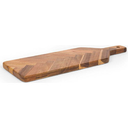 Coincasa ξύλο κοπής από ακακία 51 x 18 cm - 007459672 Καφέ
