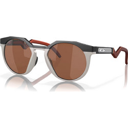 Oakley OO9242 06 Γυαλιά Ηλίου Στρογγυλά Κοκάλινα Μαύρα Λευκά με Καφέ Καθρέπτη Φακό