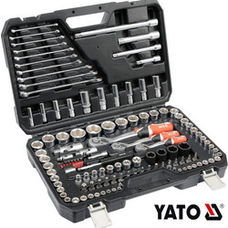 Yato YT-38801 Σετ καστανιες και καρυδάκια 1/4, 3/8, 1/2 120τεμ