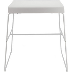 Τραπέζι Μεταλλικό A-Cafe 32256 75x58x72cm Soft Grey Zone Denmark