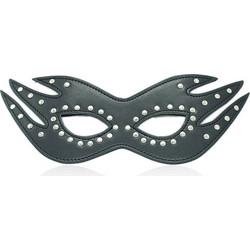 Fetish Μάσκα Ματιών - Μαύρη Stud Mask για Sexy & BDSM Εμφανίσεις