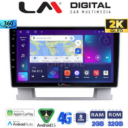 LM Digital ZB8072 Ηχοσύστημα Αυτοκινήτου με Οθόνη Αφής & GPS