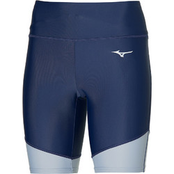 Mizuno Core Γυναικείο Κολάν Σορτς Ψηλόμεσο Μπλε J2GB120607