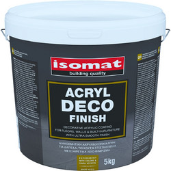 ACRYL-DECO FINISH ΛΕΠΤΟΚΟΚΚΗ ΠΑΤΗΤΗ ΤΣΙΜΕΝΤΟΚΟΝΙΑ ΛΕΥΚΟ ISOMAT 05KG (8)