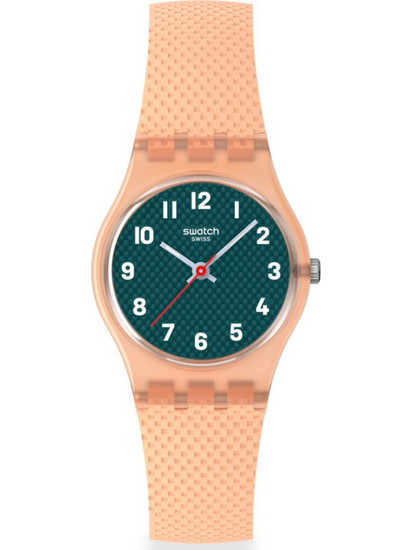 SWATCH Peachy Wave Rubber Strap LO117