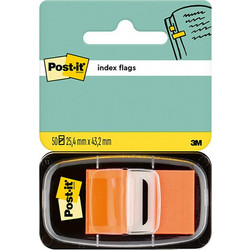 Σελιδοδείκτες 3M Post-it 25,4 x 43,2 mm Orange (50 καρτέλες)