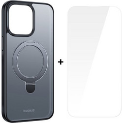 Baseus Case + Screen Protector Sky Ring MagSafe Apple iPhone 15 Pro Max, P60161002101-03 /night black/