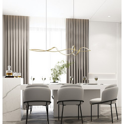 Zambelis Lights Κρεμαστό Φωτιστικό Οροφής Ράγα Μονόφωτο LED με Θερμό Λευκό Φως Χρυσό 23108