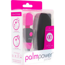 PalmPower Power Bullet Pocket Wand Δονητής Μασάζ Μαύρος