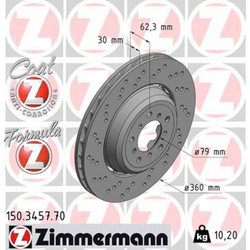 Zimmermann Δισκόπλακα - 150.3457.70