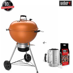 Ψησταριά Κάρβουνου Weber Master-Touch GBS C-5755 O57cm - Burnt Orange + Δώρο Αξίας 35.40