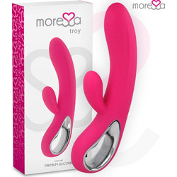 Moressa Troy Premium Δονητής Rabbit 20cm Ροζ